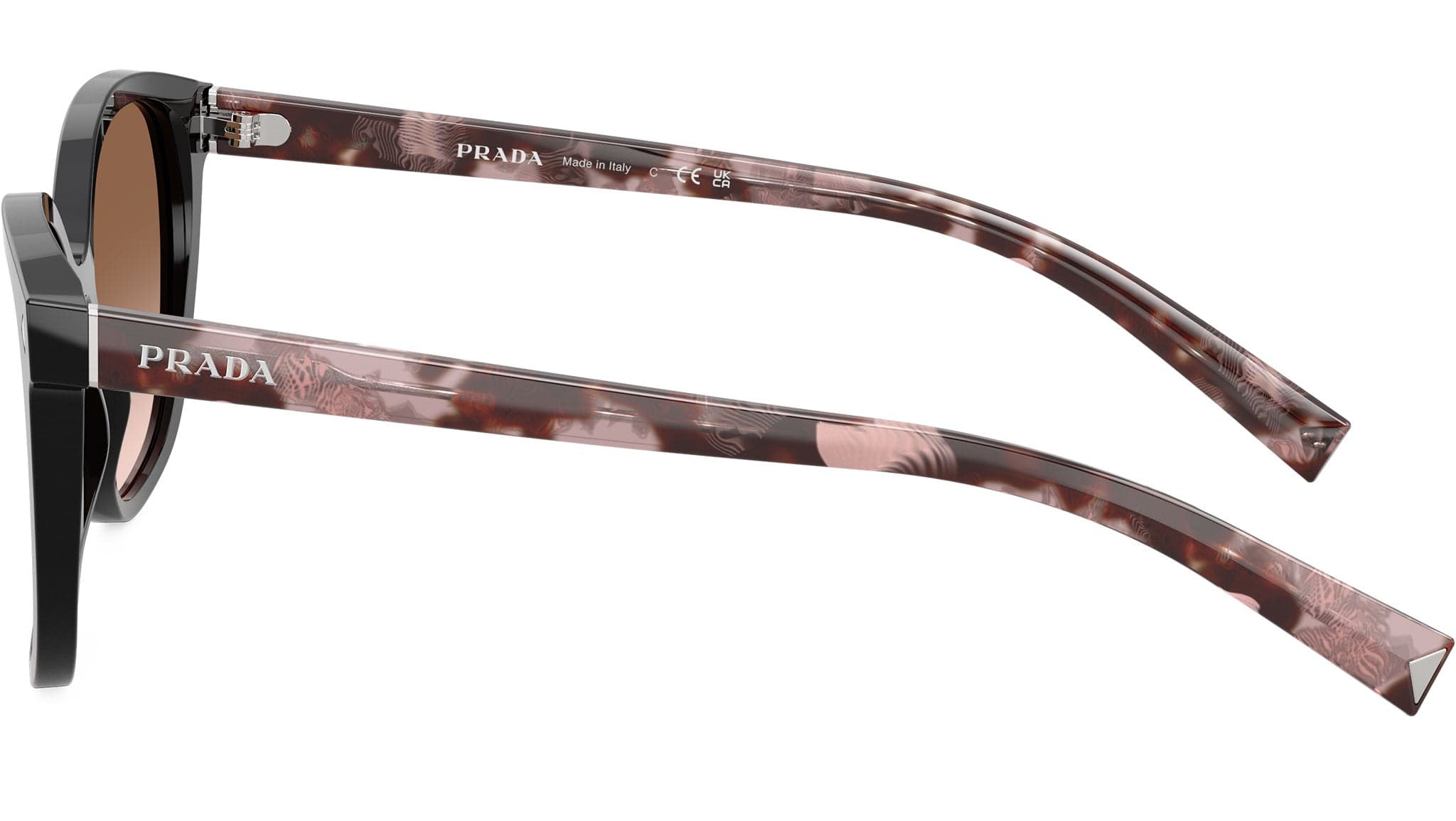 Prada 0PR 22ZS 28F90P Sunglasses Black 53mm Women 3