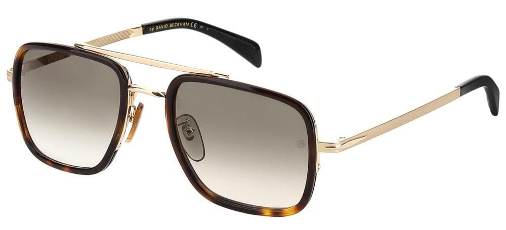 David Beckham DB 7002/S 006J 9K Sunglasses Gold Havana 54mm Men
