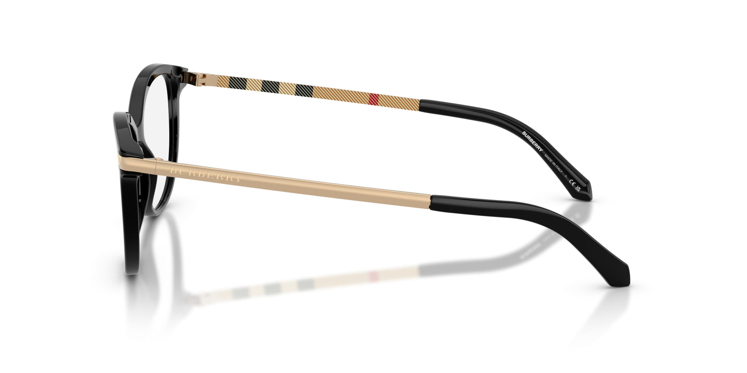 Burberry 0BE2280 3001 Eyeglasses Black 54mm Women 2