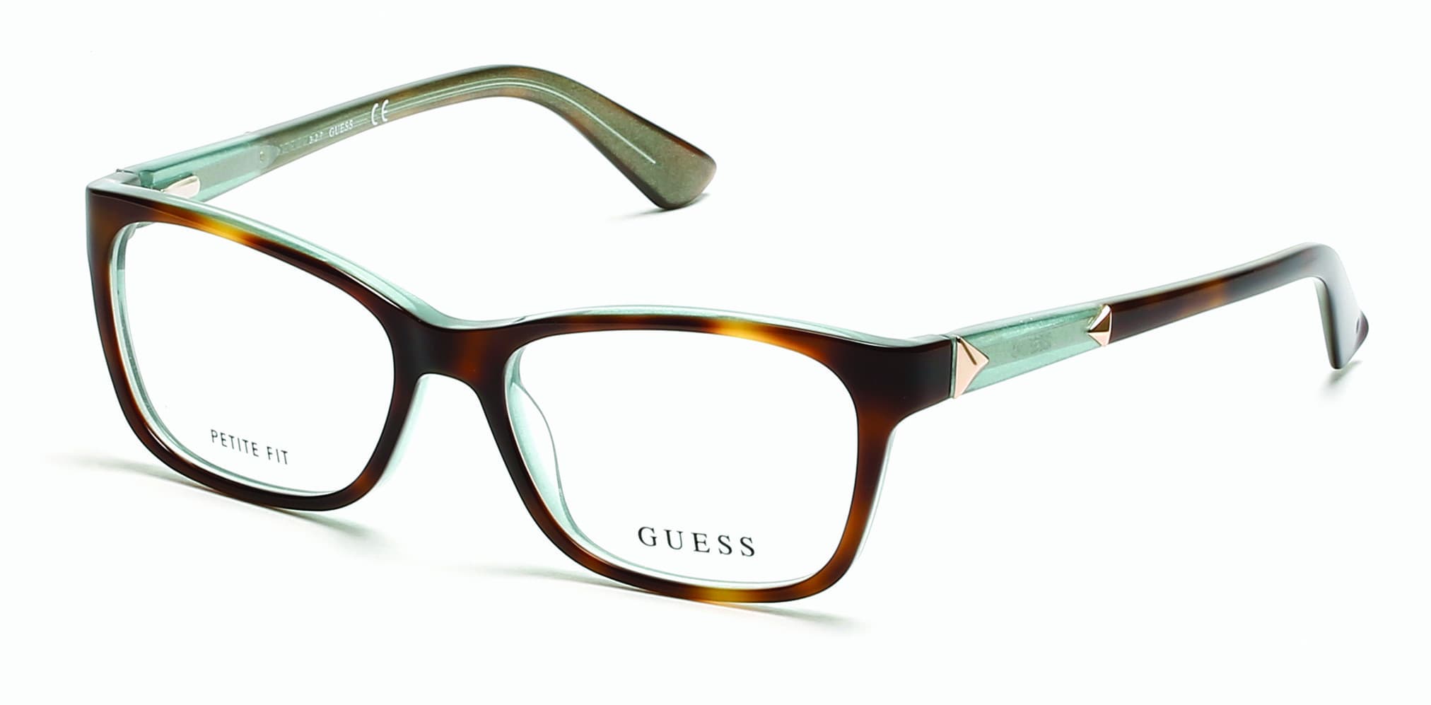 Guess GU2561 055 Eyeglasses Havana Blue 50mm Women