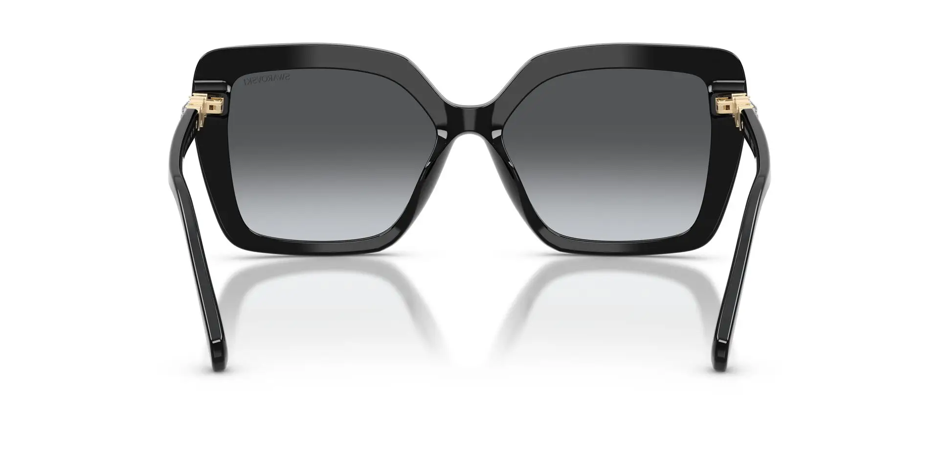 Swarovski SK6049 1001T3 Sunglasses Shiny Black 57mm Women 4