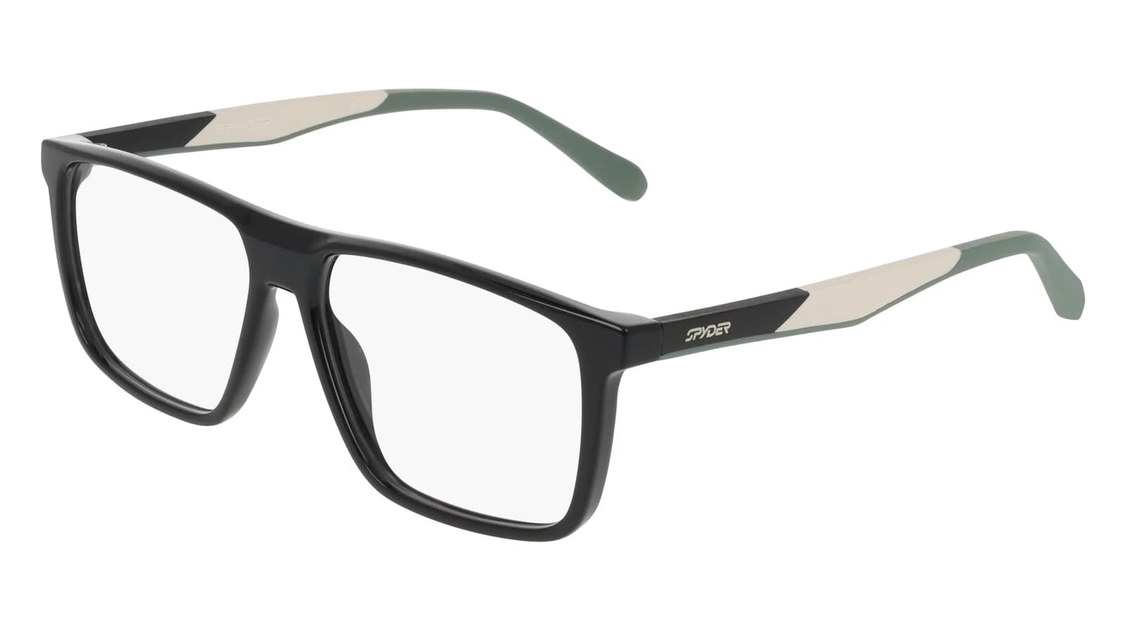 Spyder SP4053 001 Eyeglasses Black 57mm Men
