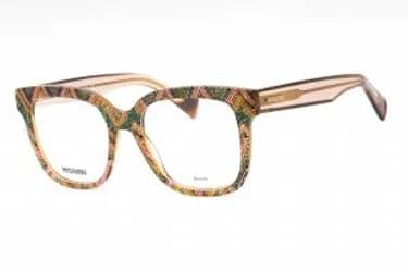 Missoni MIS 0127 0038 00 Eyeglasses Pttr Pk Grn 51mm