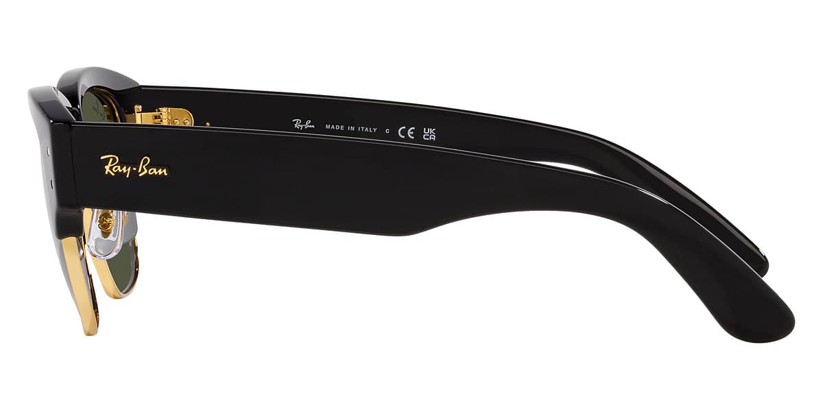 Ray-Ban RB0316S Mega Clubmaster 90131 Sunglasses Black Gold 53mm Women 3