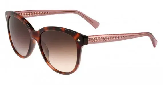 Cole Haan CH7043 261 Sunglasses Burgundy Tortoise 55mm Women