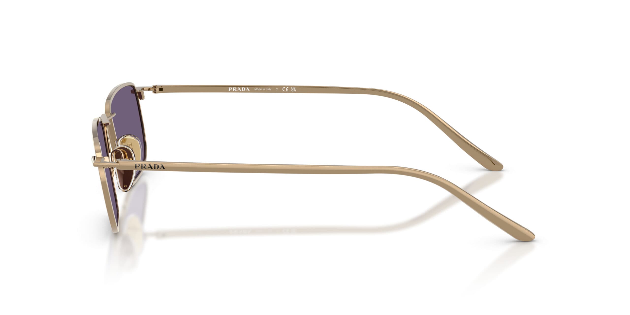 Prada SPRD52 7OE-70W Sunglasses Gold 145mm Unisex 2