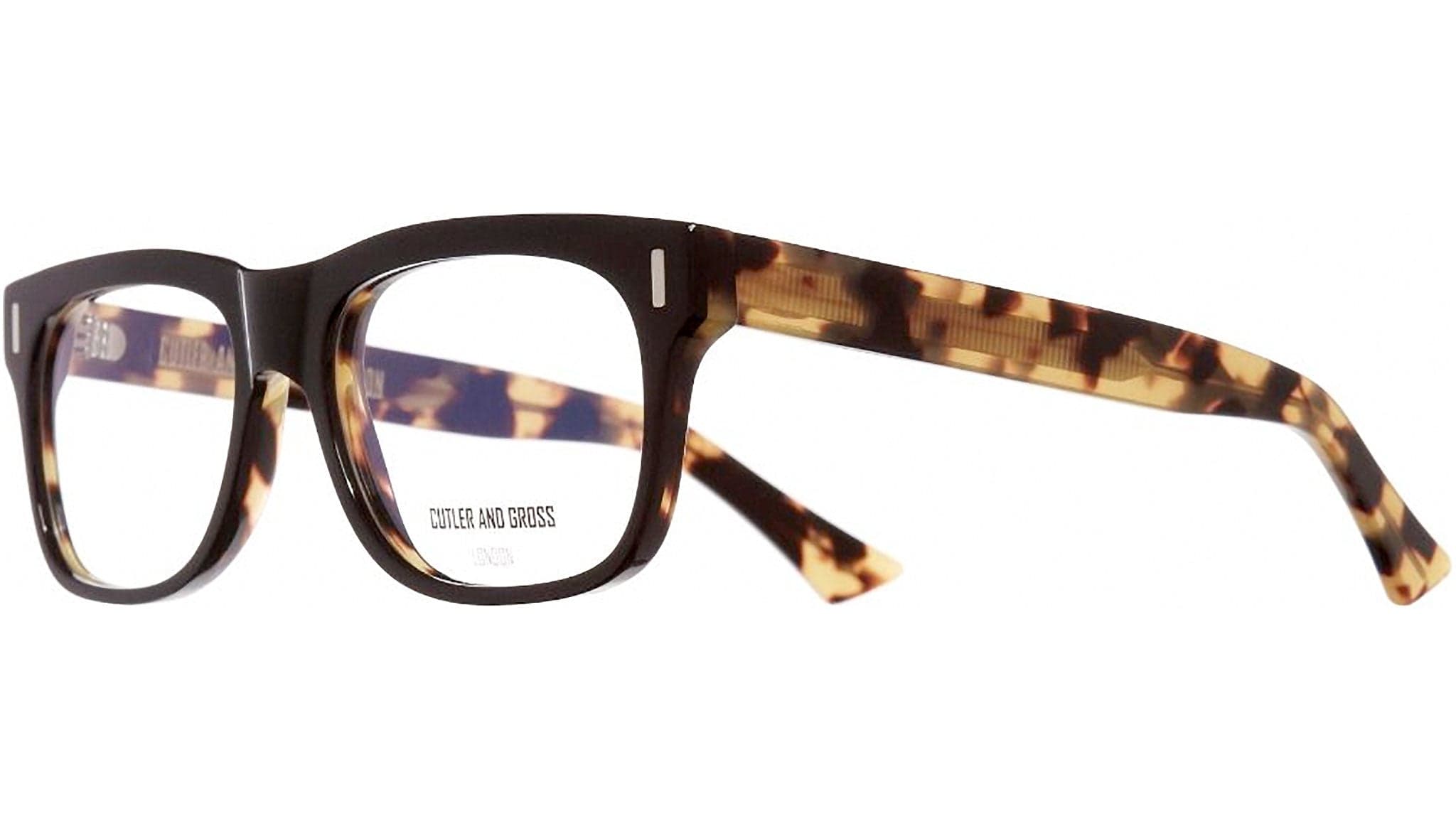 Cutler and Gross CGOP136258 003 Eyeglasses Black Camo 58mm Unisex