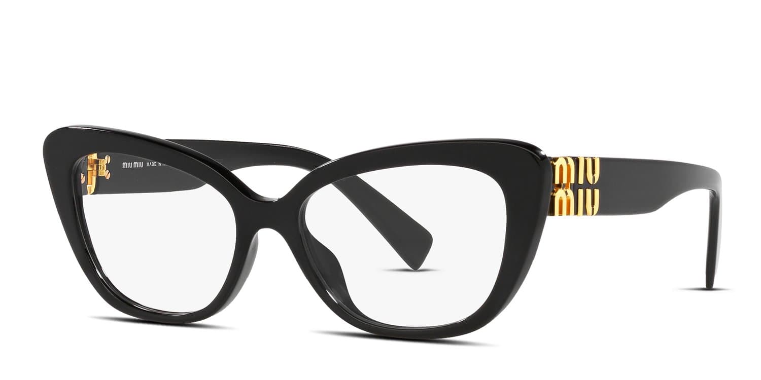Miu Miu 0MU 05VV 1AB1O1 Eyeglasses Black 55mm Women