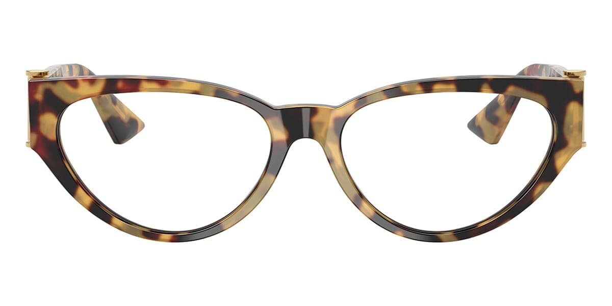 Versace VE3366 777 Eyeglasses Yellow Havana 53mm