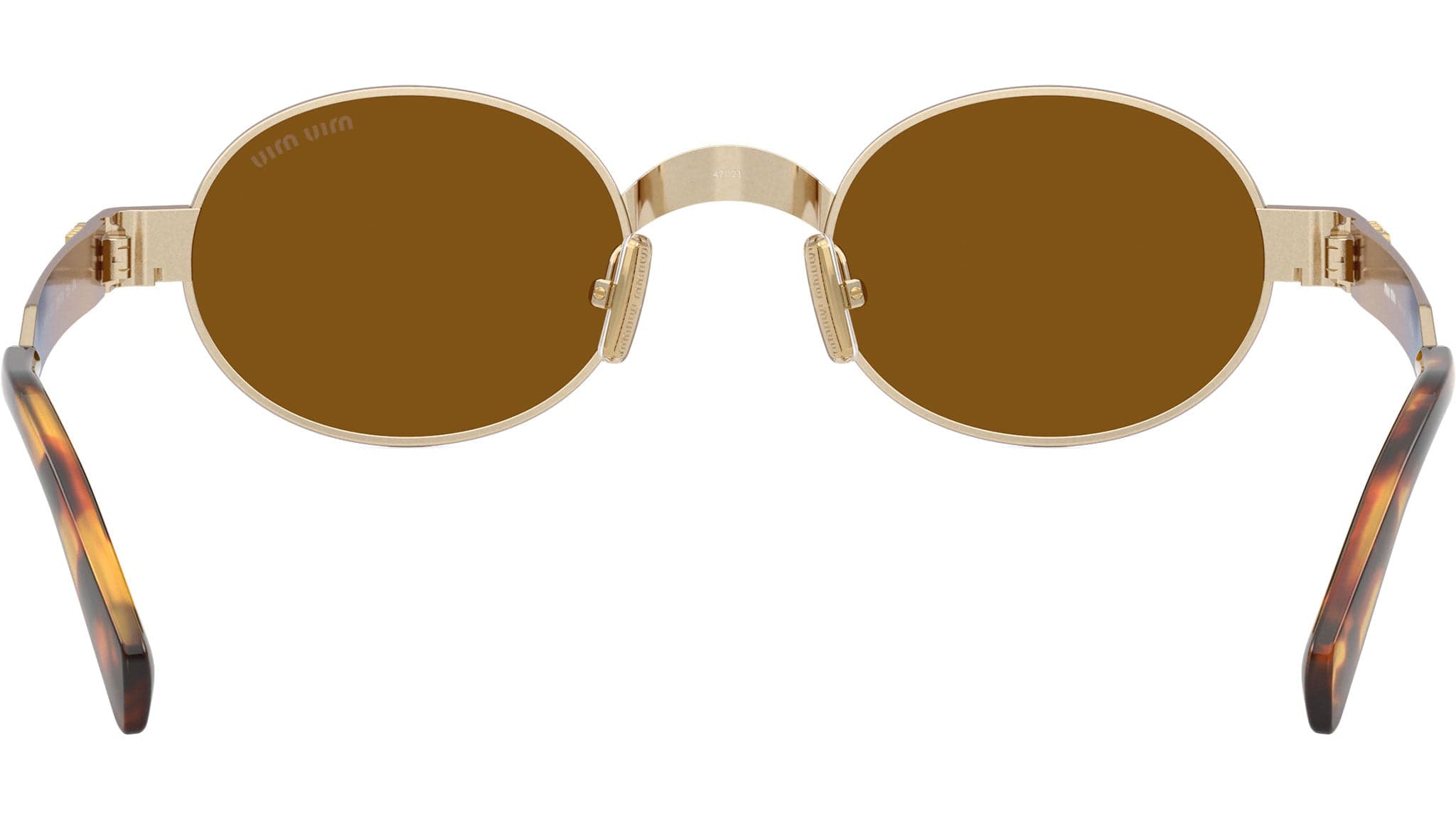 Miu Miu 0MU B51S 22M20V Sunglasses Old Gold 47mm Unisex 4