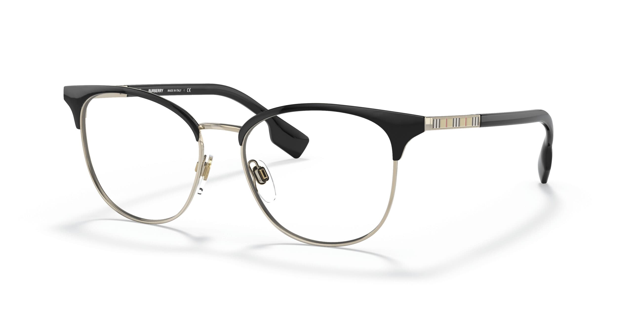 Burberry 0BE1355 1109 Eyeglasses Light Gold 52mm Women