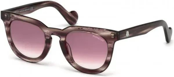 Moncler ML0008 81T Sunglasses Purple 48mm Women