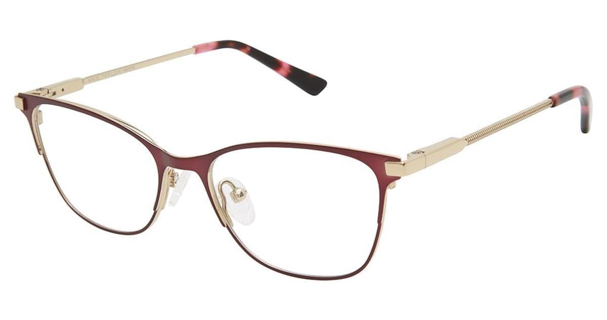 Ann Taylor ATP611 C02 Eyeglasses Matte Fresh Plum 49mm Women