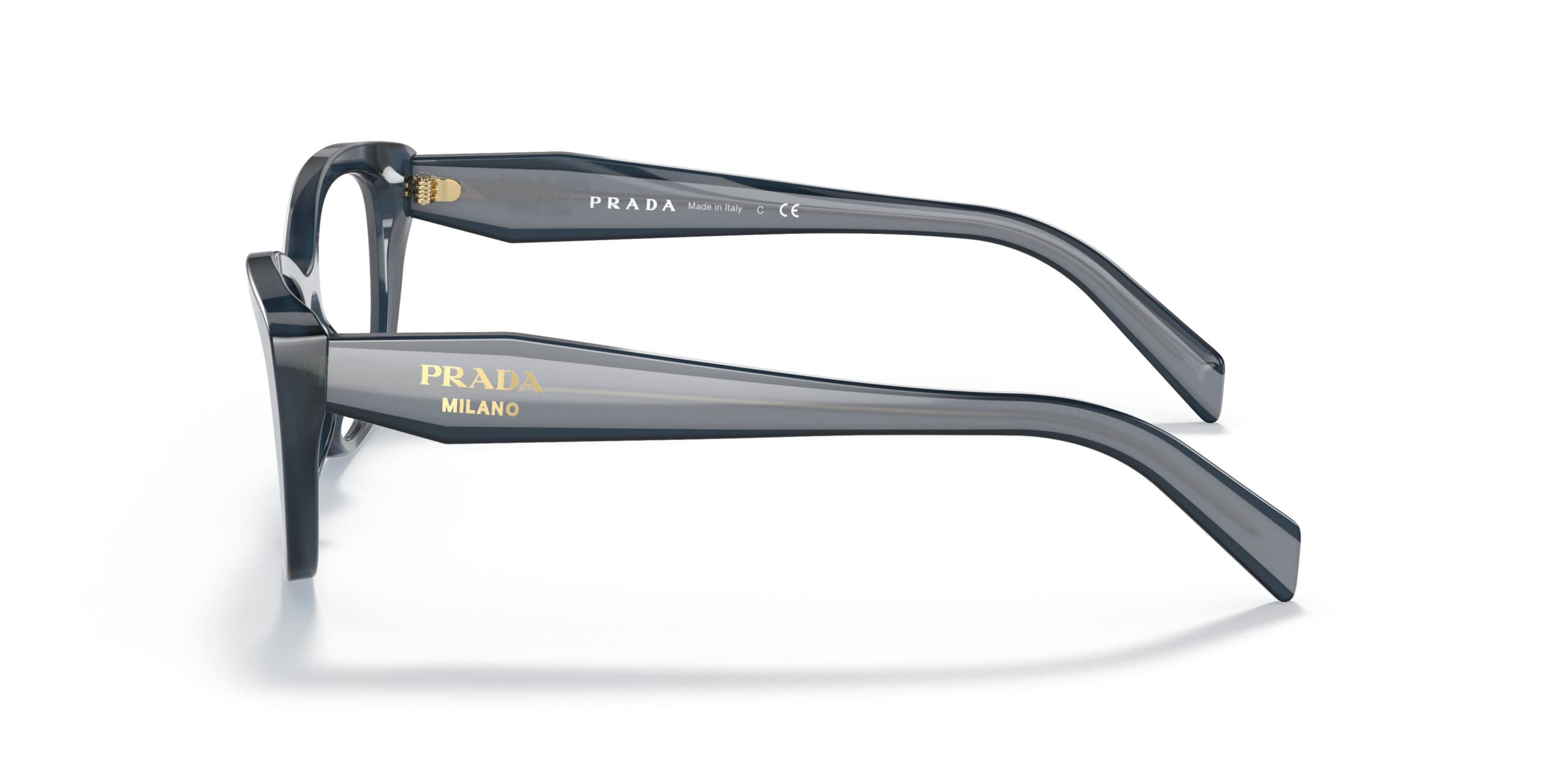 Prada PR19WV 2AU1O1 Eyeglasses Havana 51mm Women 2