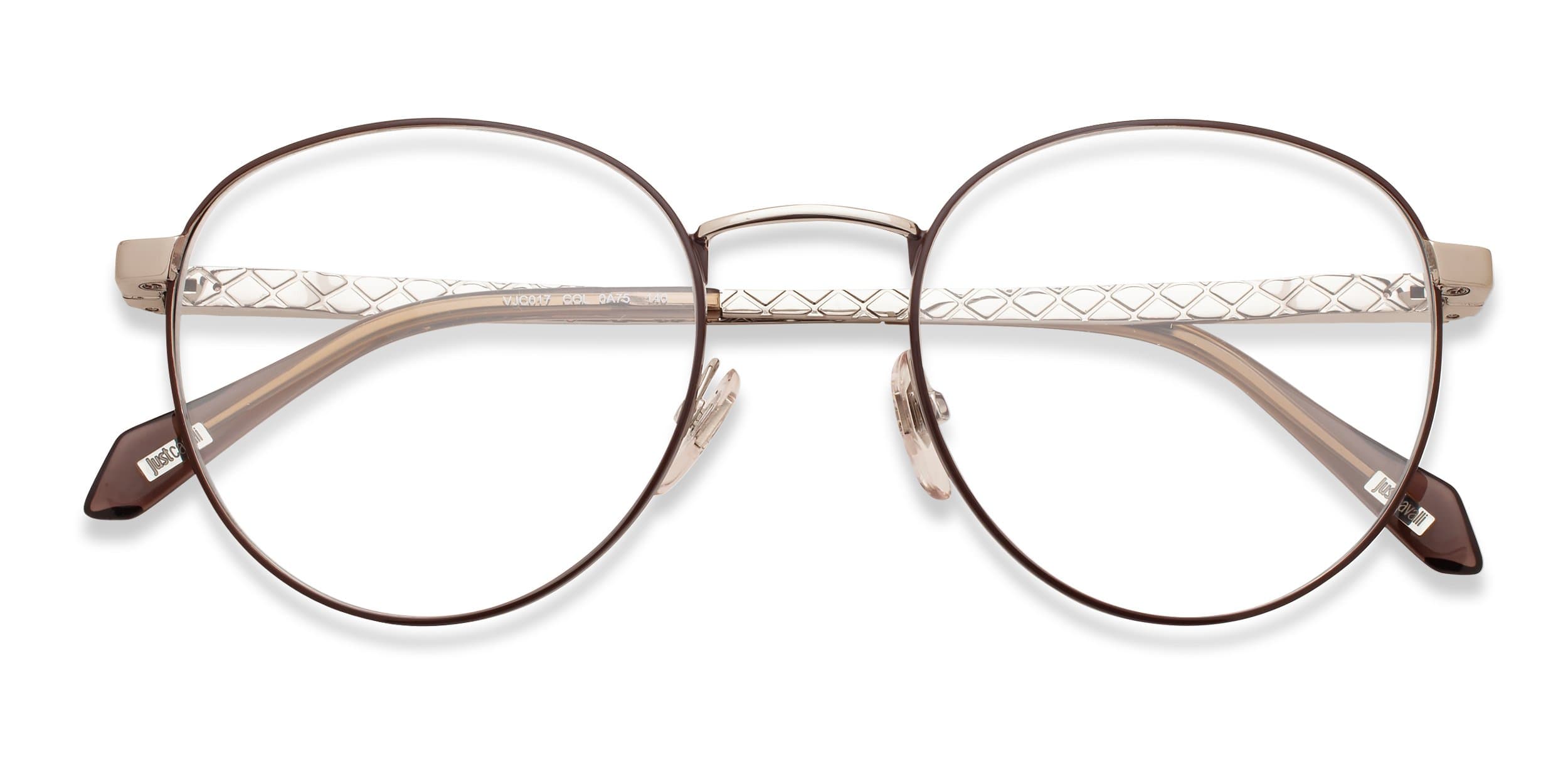 Just Cavalli VJC017 0A75 Eyeglasses Shiny Palladium 51mm Women 4