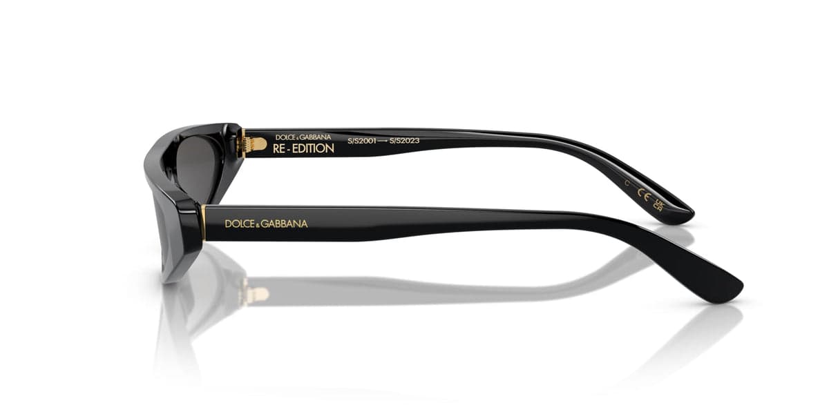 Dolce & Gabbana Re-Edition DG4442 501/87 501/87 Sunglasses Black 140mm Women 3