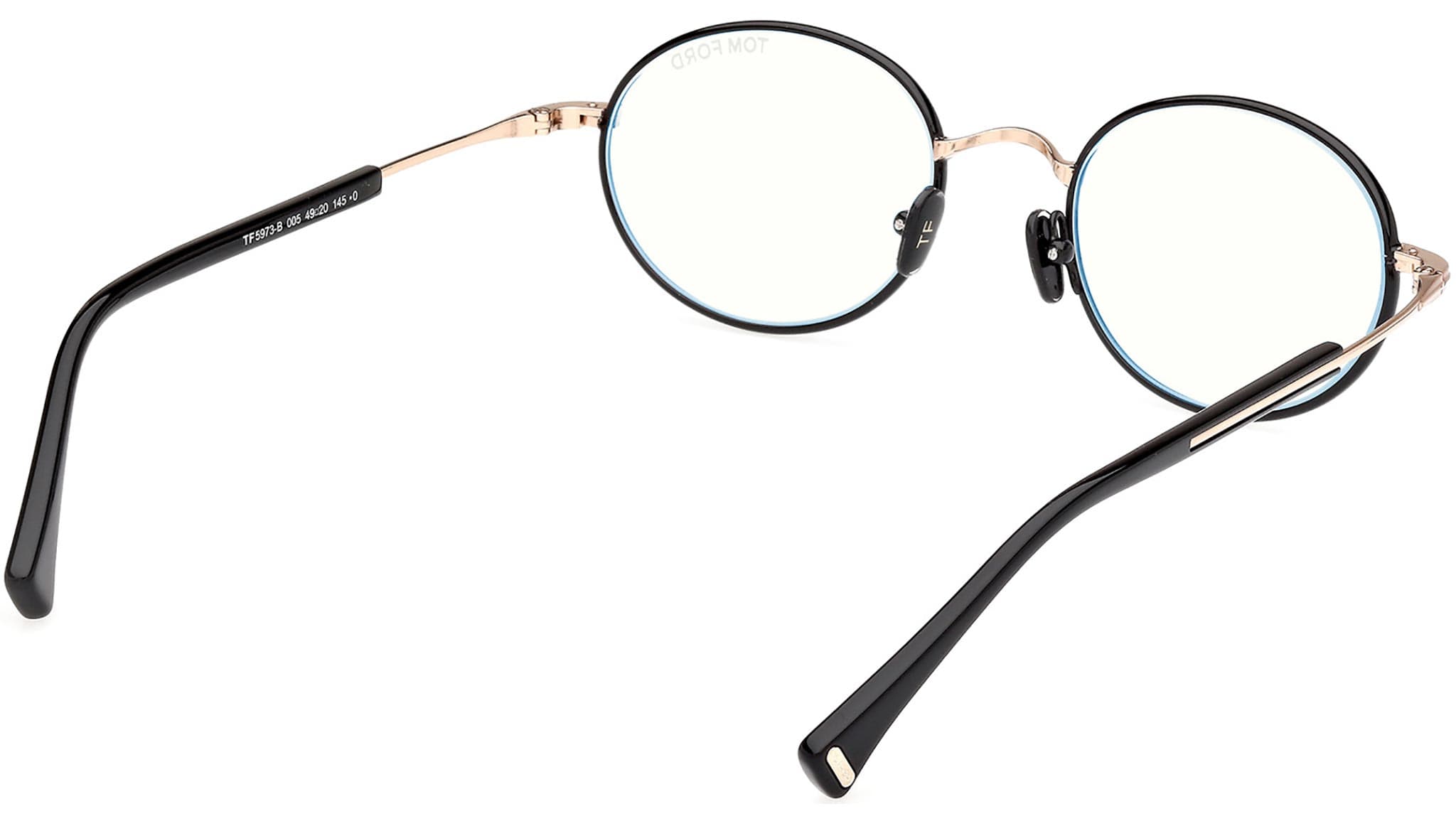 Tom Ford FT5973-B 005 Eyeglasses Black 49mm 5