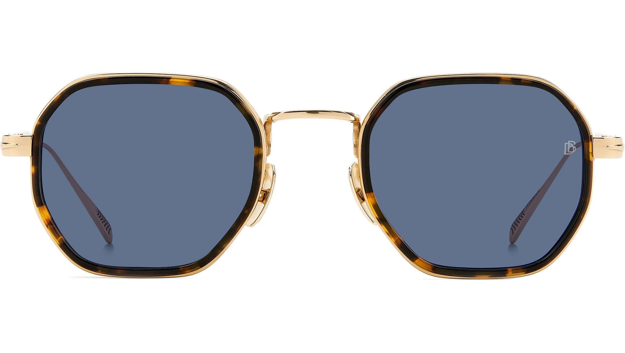 David Beckham DB 1097/S 006J KU Sunglasses Gold Tortoise 2