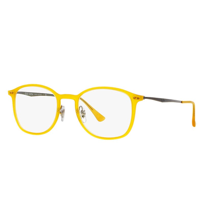 Ray-Ban LightRay RB7051 5519 Eyeglasses Yellow 49mm Unisex