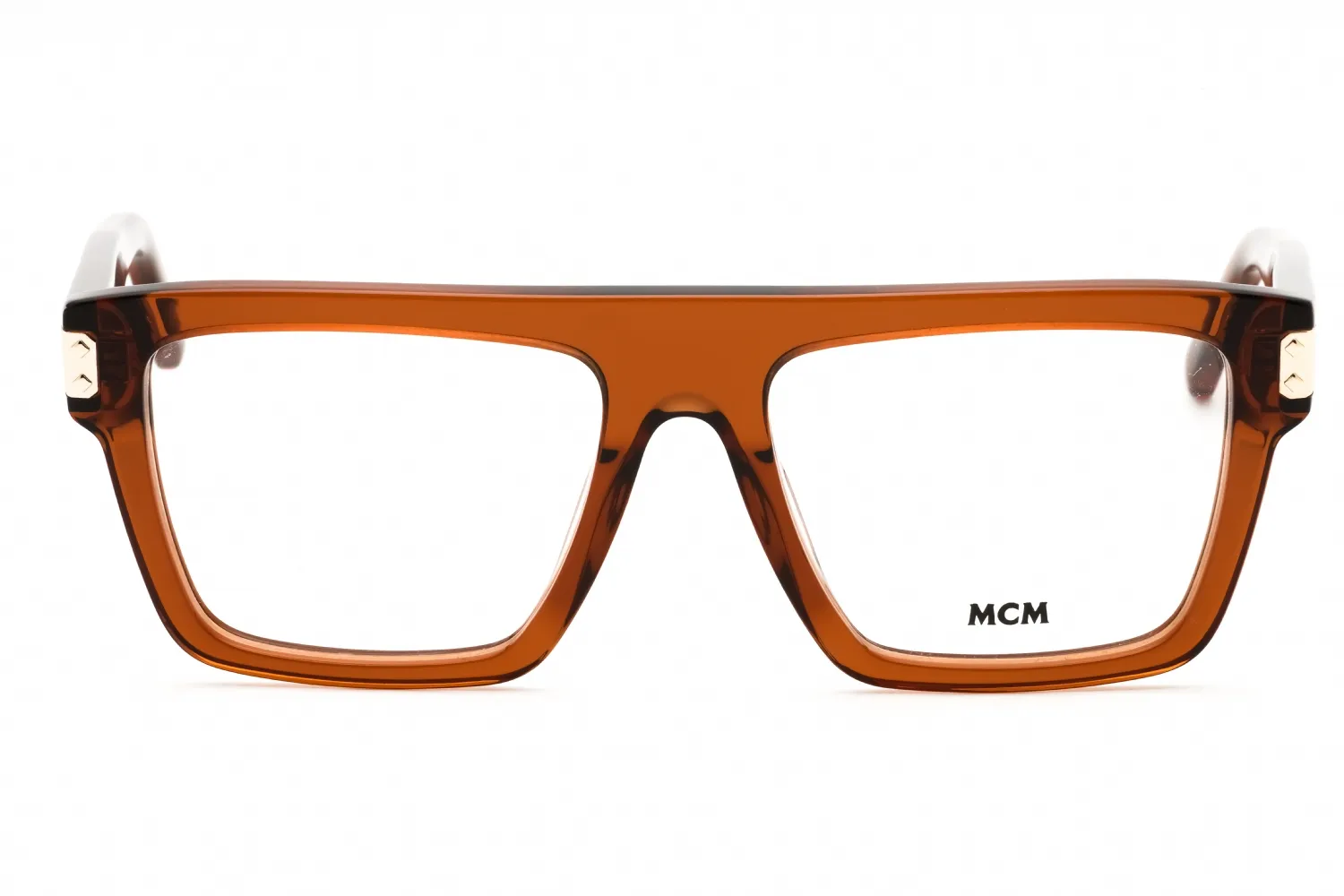 MCM MW5006 045 Eyeglasses Shiny Light Brown 53mm Unisex 2
