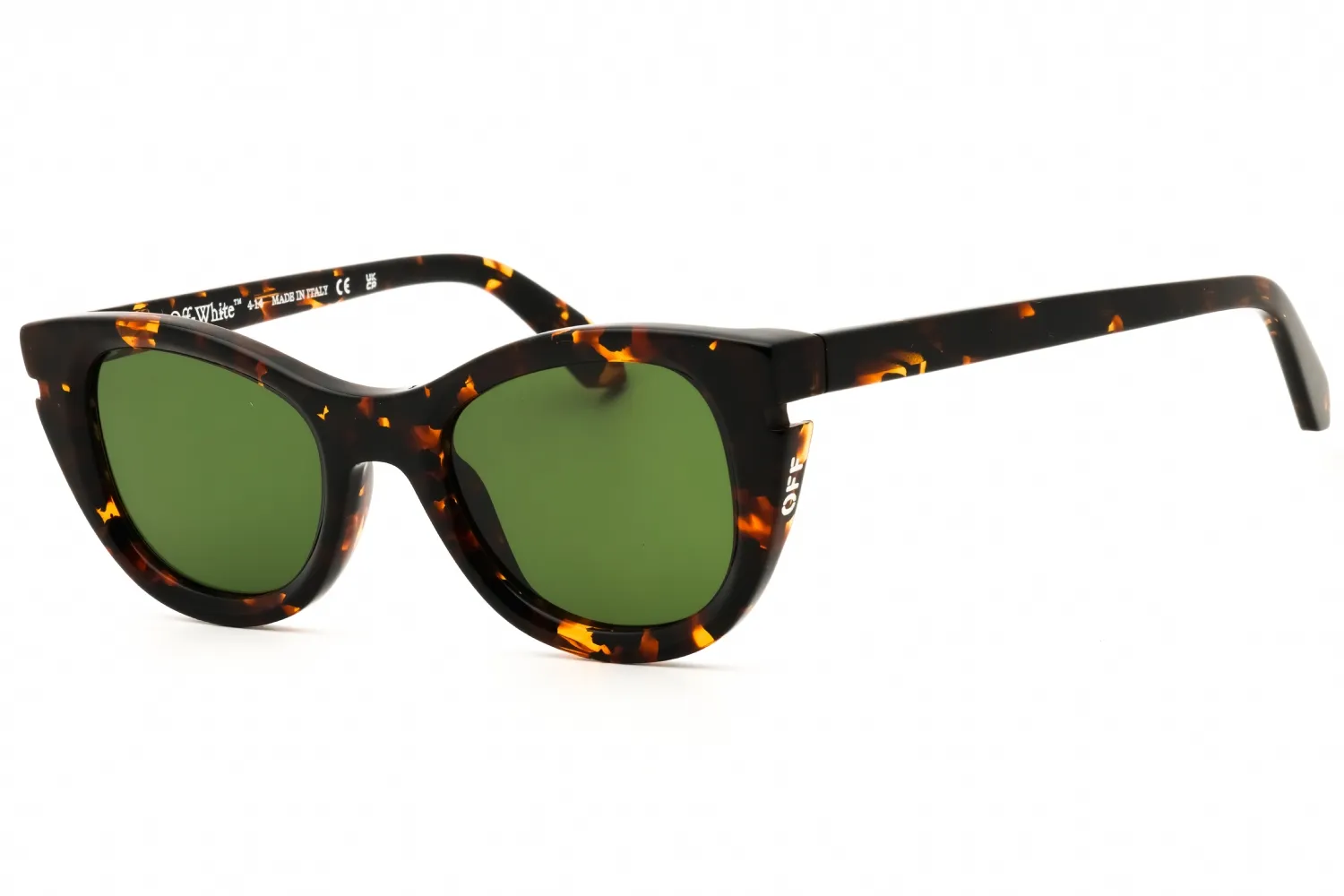 Off White Boulder 112 6055 Sunglasses Havana Green 50mm Women