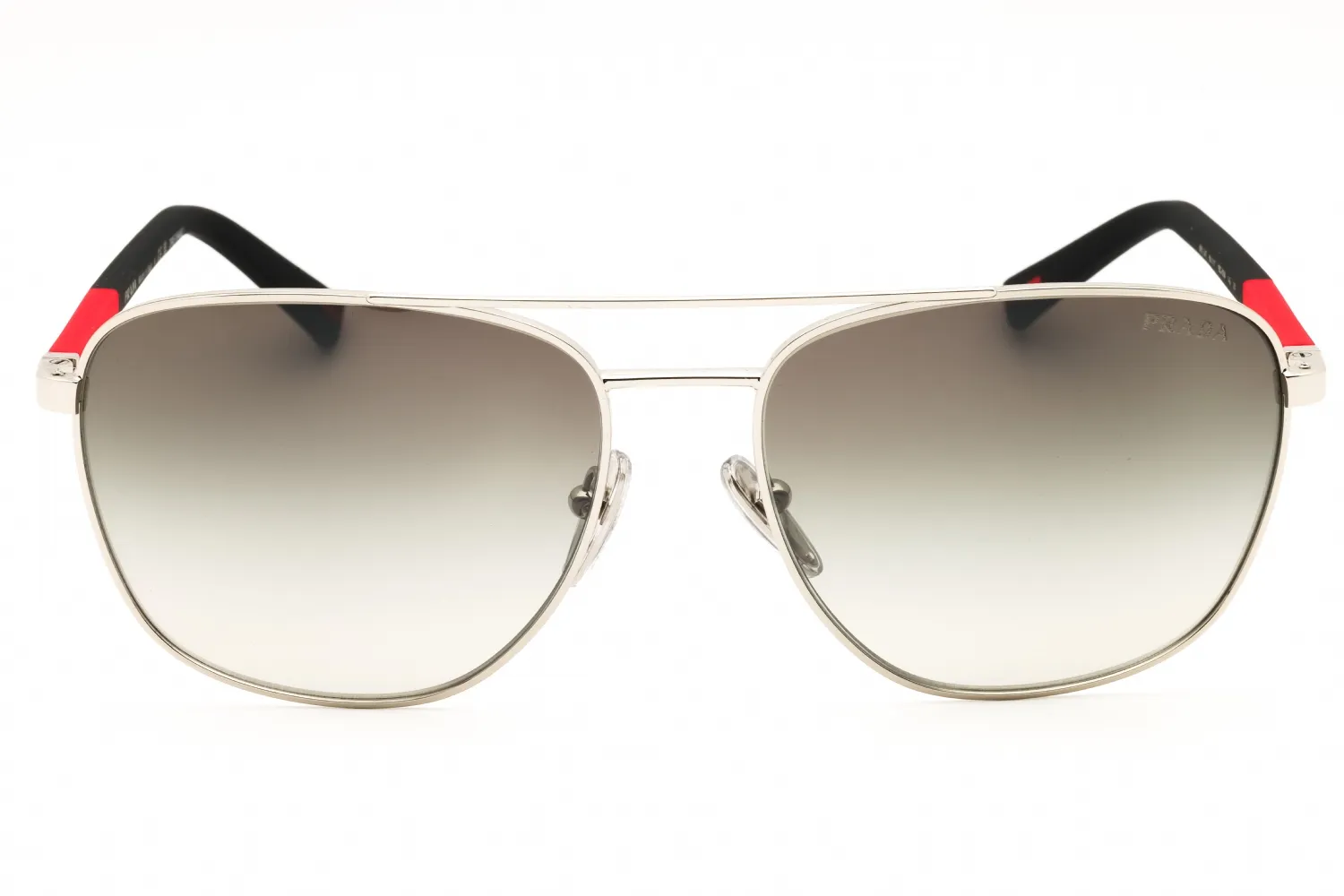 Prada Sport 0PS 54ZS 1BC02M Sunglasses Silver 60mm Men 2