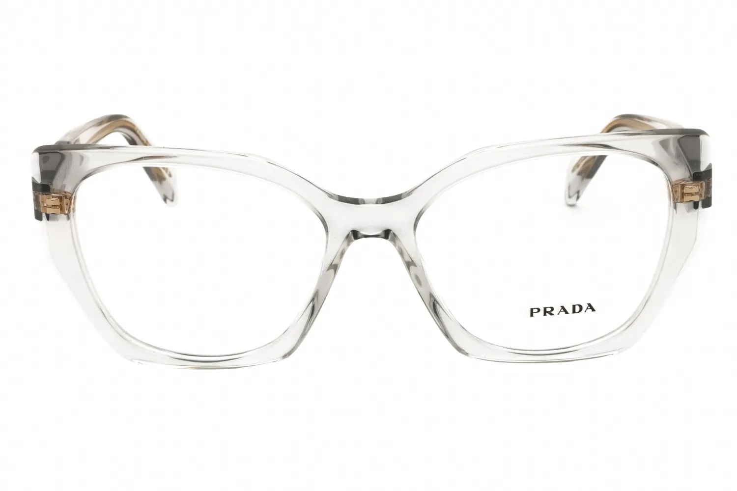 Prada 0PR 18WV 12R1O1 Eyeglasses Transparent Grey 54mm Women 2