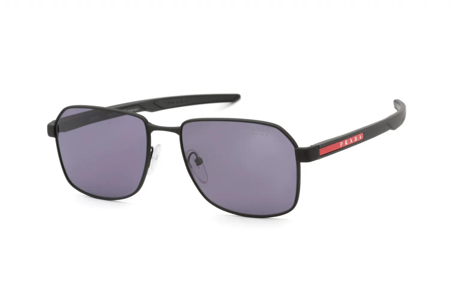 Prada Sport 0PS 54WS DG009R Sunglasses Black Rubber 57mm Men