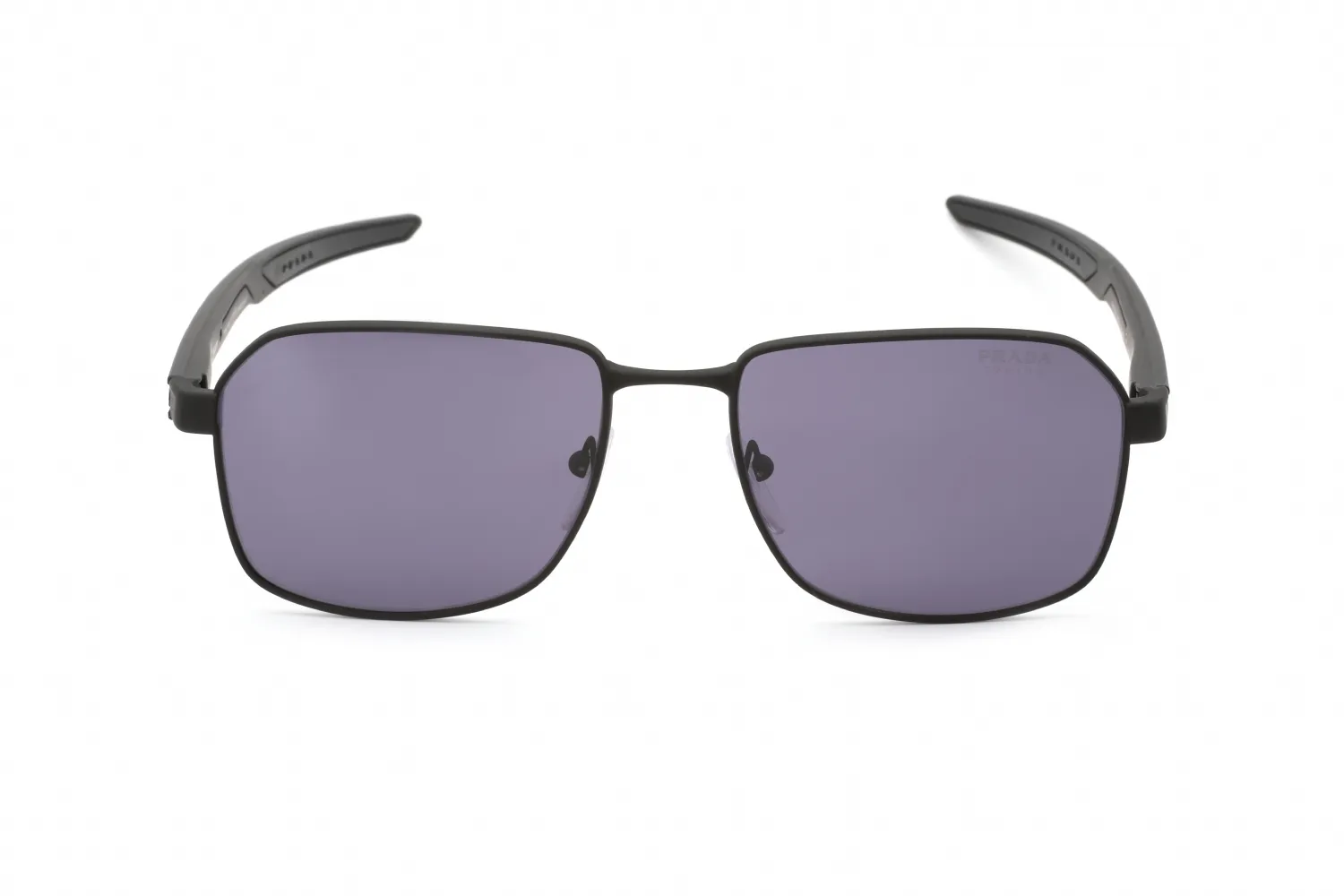 Prada Sport 0PS 54WS DG009R Sunglasses Black Rubber 57mm Men 2