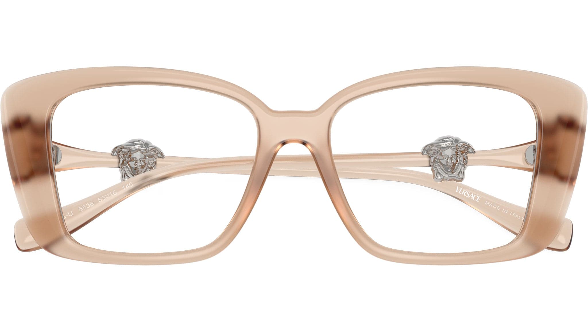 Versace 0VE3385U 5538 Eyeglasses Opal Beige 51mm Women 5