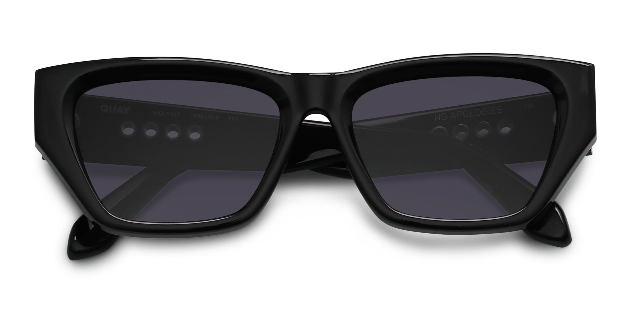 Quay NO APOLOGIES BLK/SMK Sunglasses Black 54mm Women 4