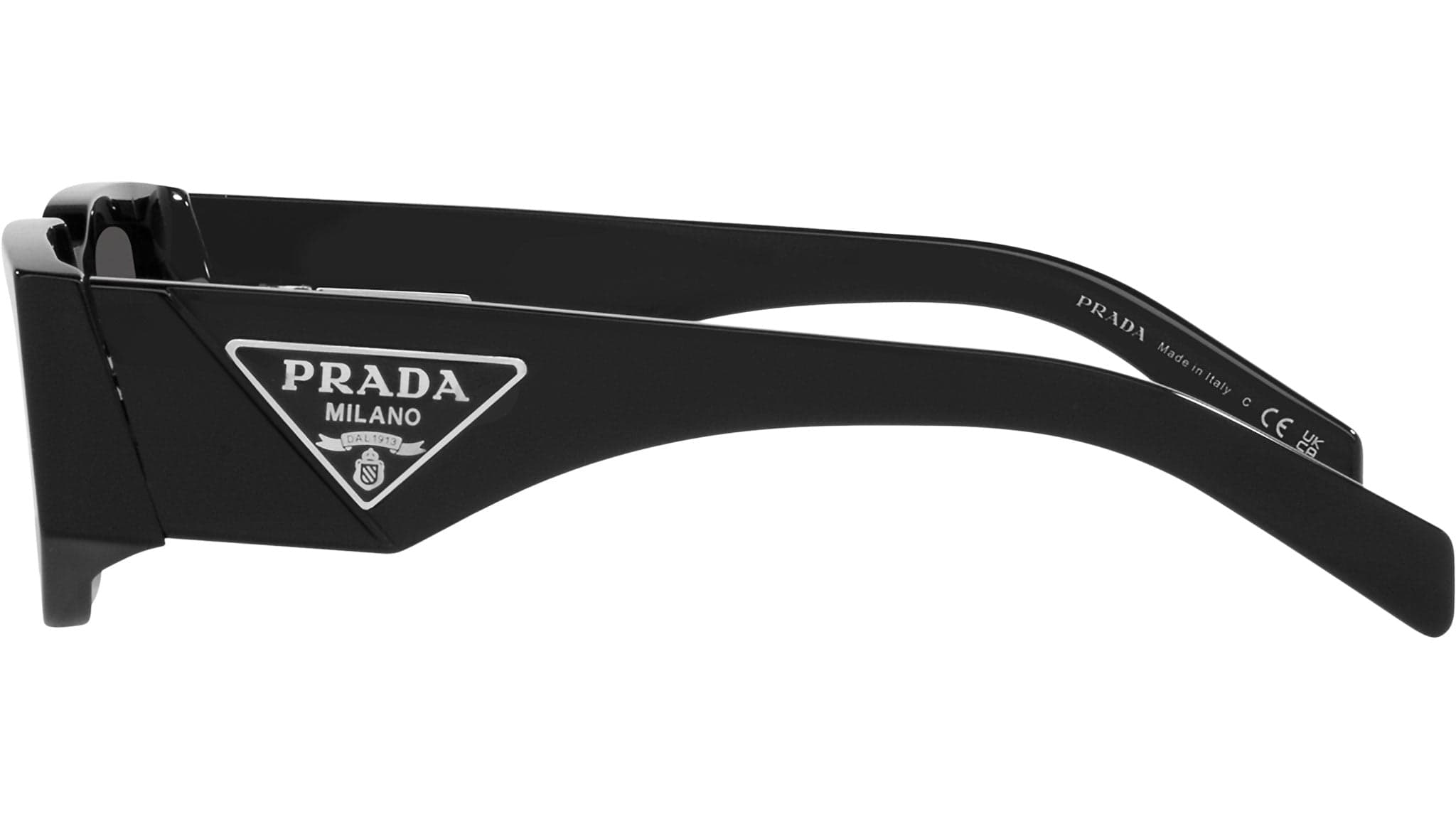 Prada 0PR 09ZS 1AB5S0 Sunglasses Black 54mm Unisex 3