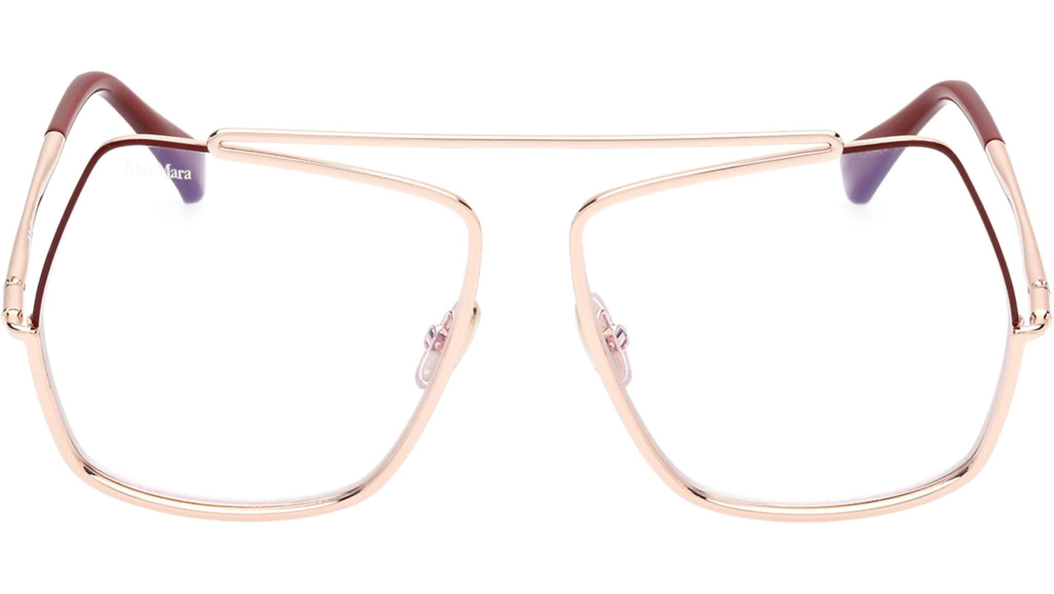 Max Mara MM5118-B 028 Eyeglasses Shiny Rose Gold 58mm Unisex 2