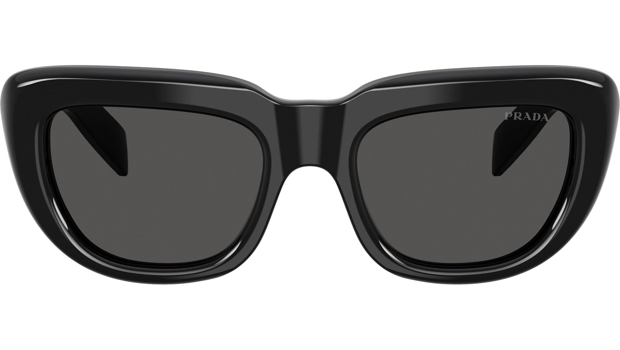 Prada 0PR D07S 16K08Z53 Eyeglasses Polished Black 53mm Women 2