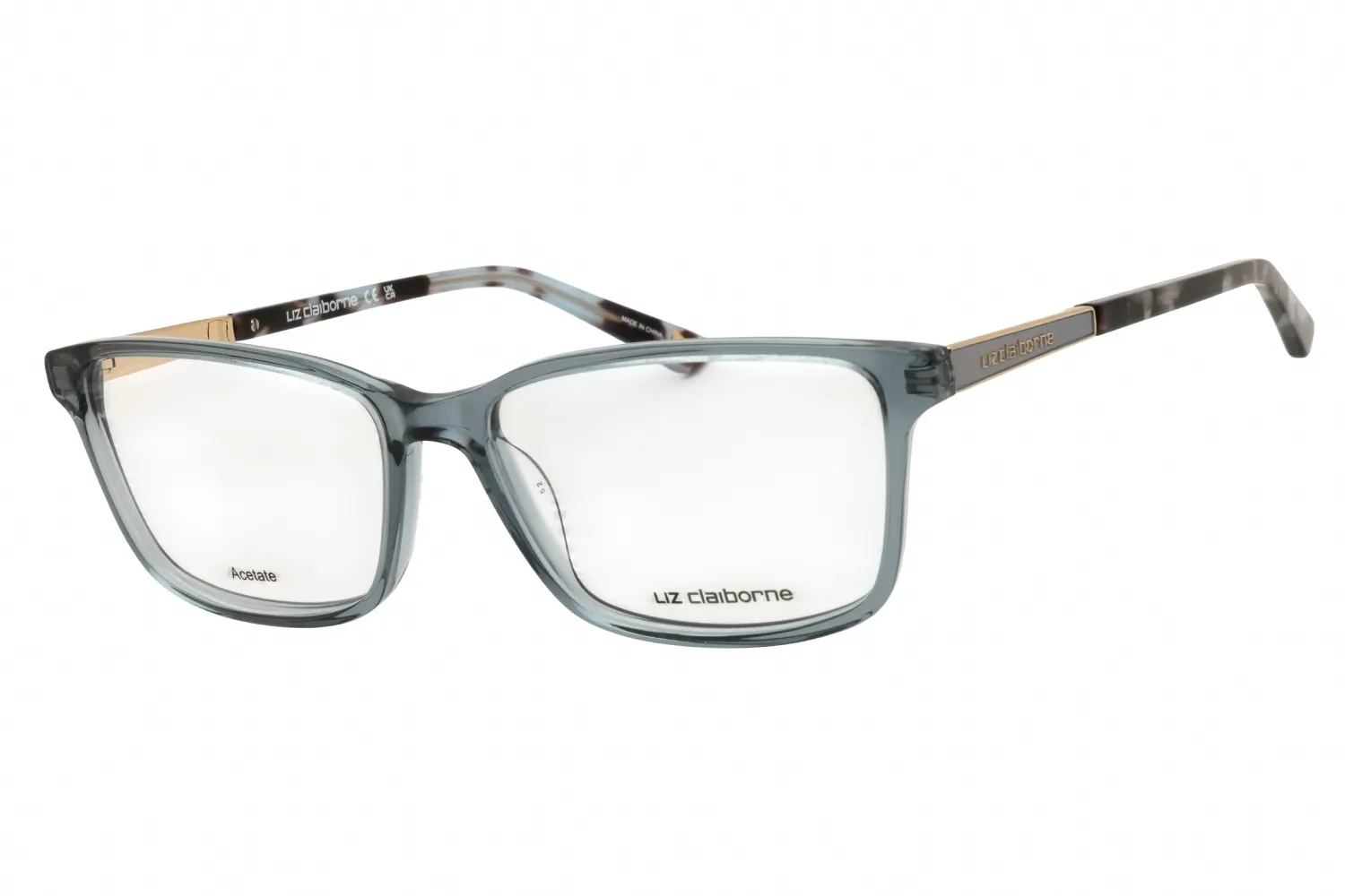 Liz Claiborne L671 0E1N 00 Eyeglasses Aq Cry 55mm Women