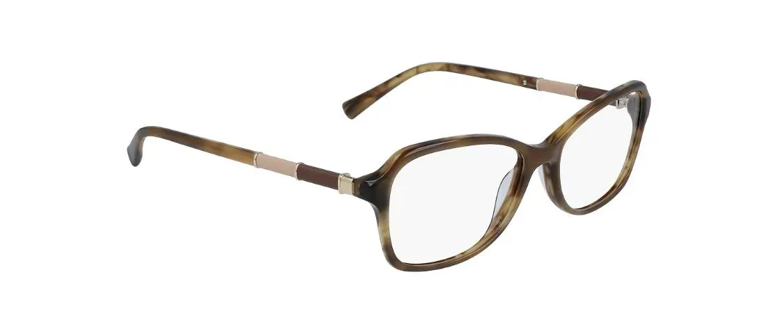 Cole Haan CH5031 215 Eyeglasses Brown Horn 53mm Women