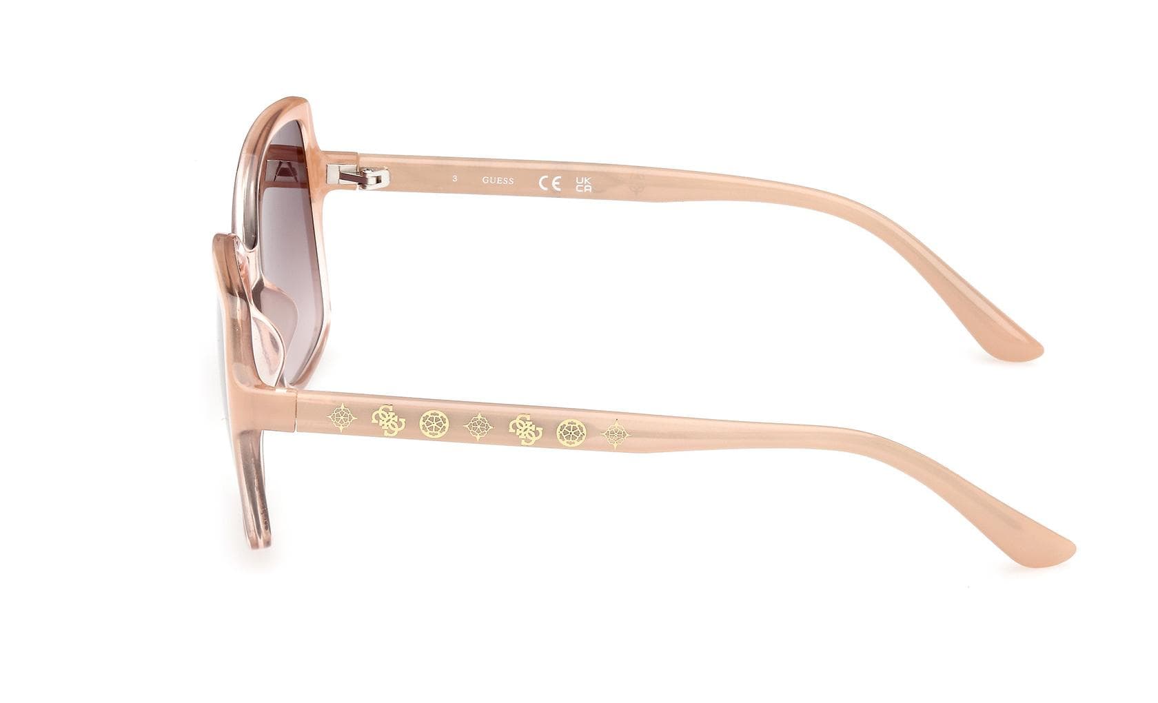 Guess GU00100 25F Sunglasses Ivory 3
