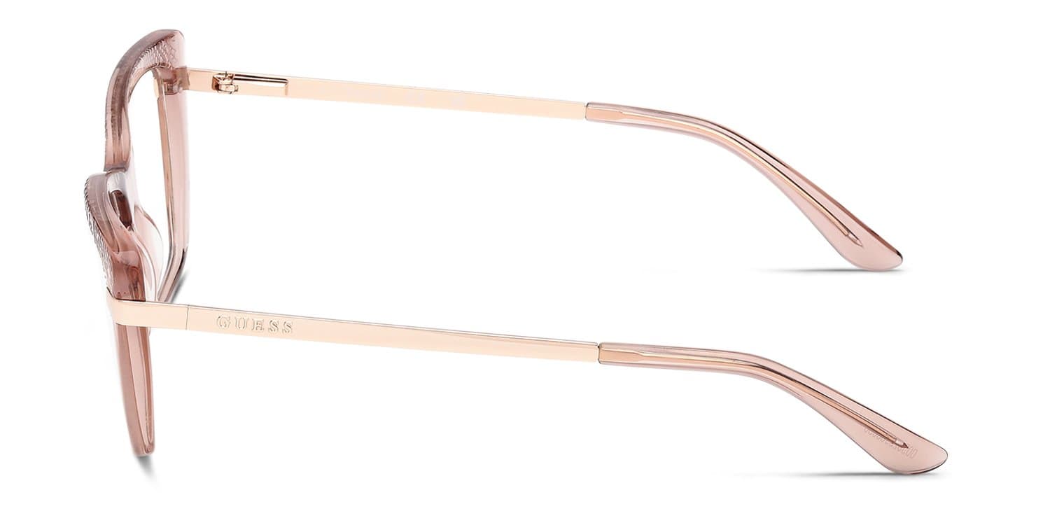 Guess GU50246 57 Eyeglasses Shiny Beige 3