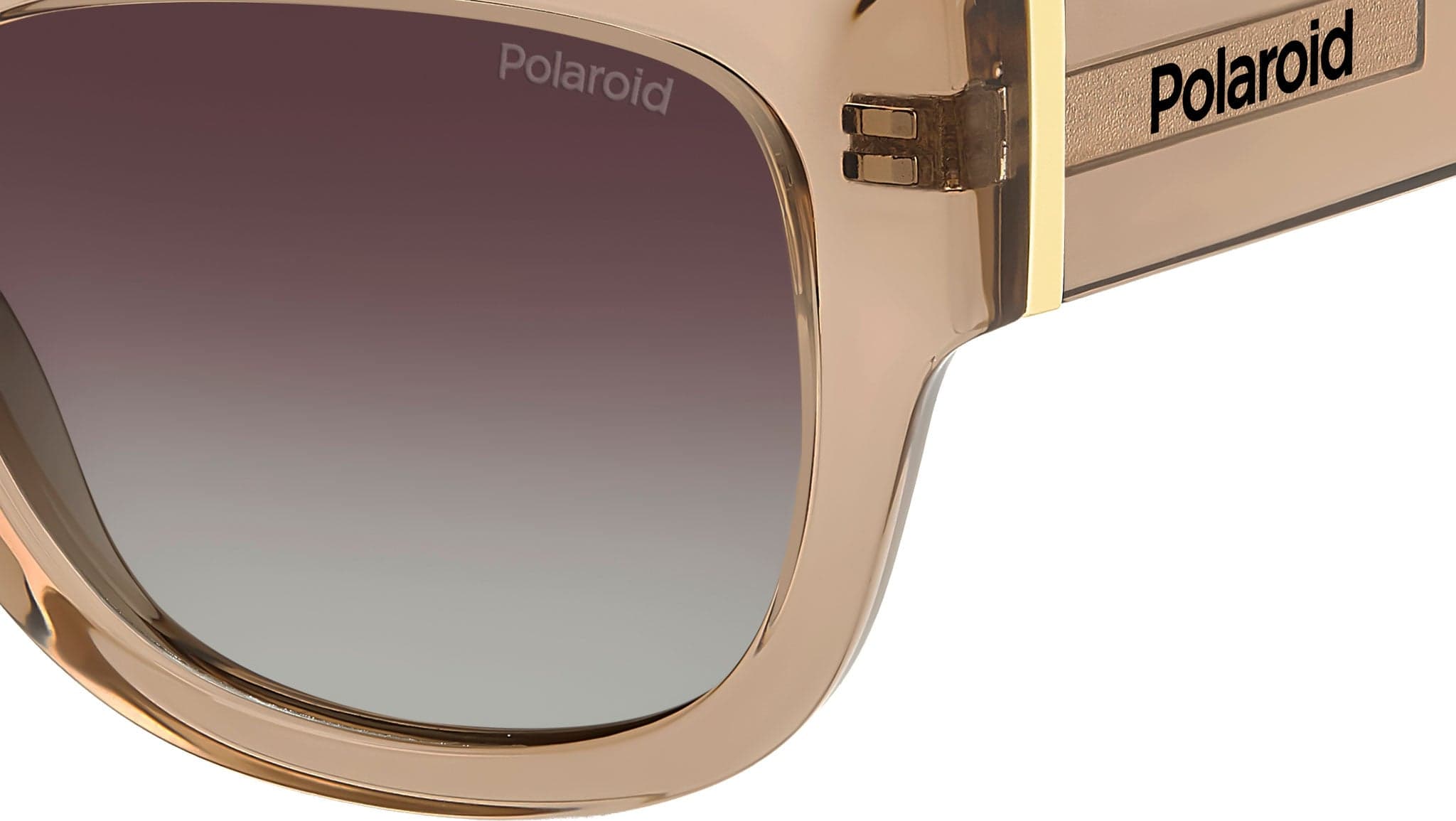 Polaroid PLD 6213/S/X 010A LA Sunglasses Transparent Beige Brown 51mm 4