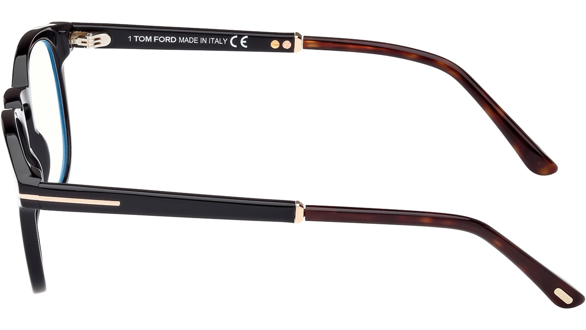 Tom Ford FT5891-B 005 Eyeglasses Black 49mm 3