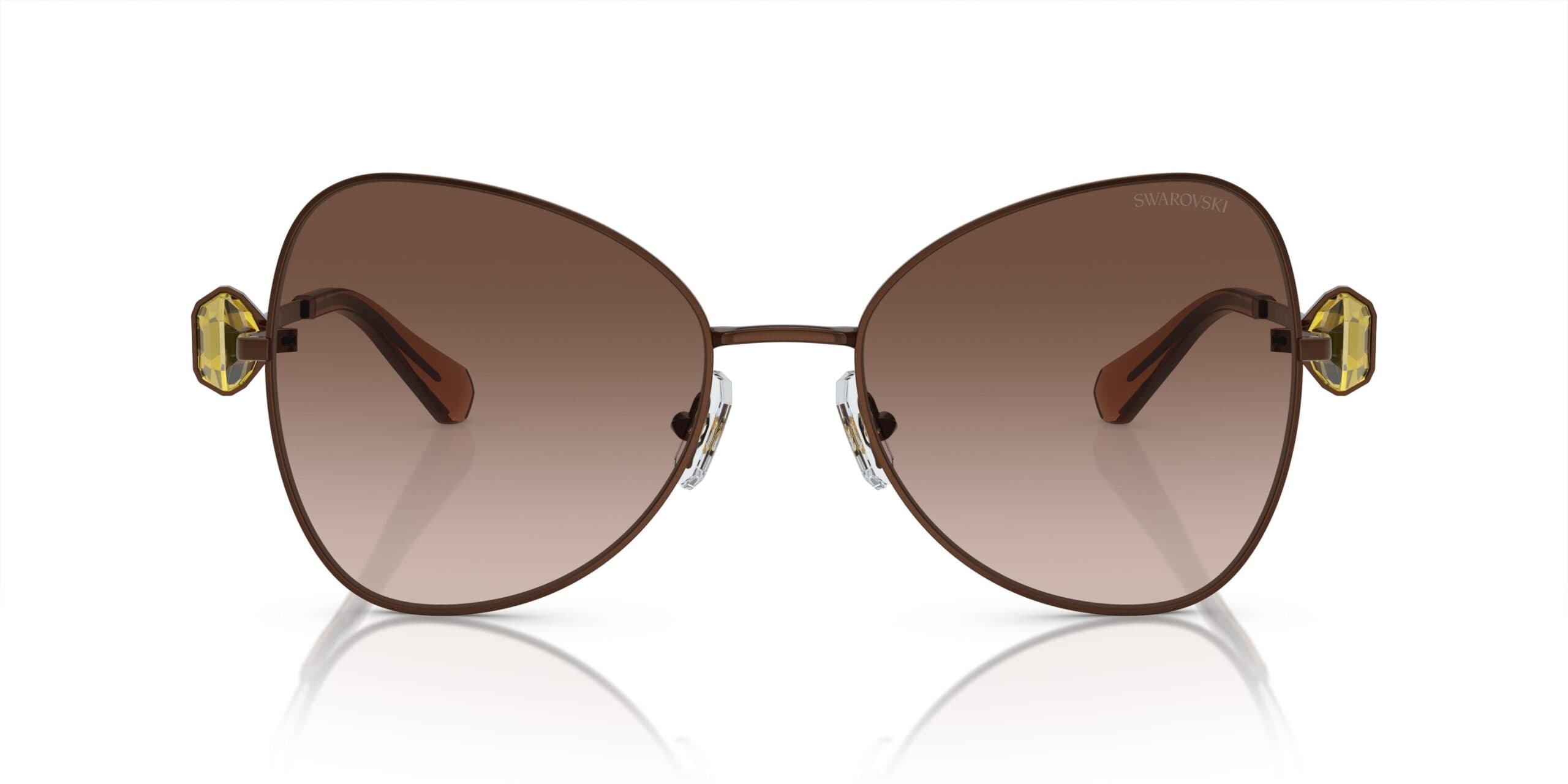 Swarovski SK7002 400213 Sunglasses Brown 130mm Women 2