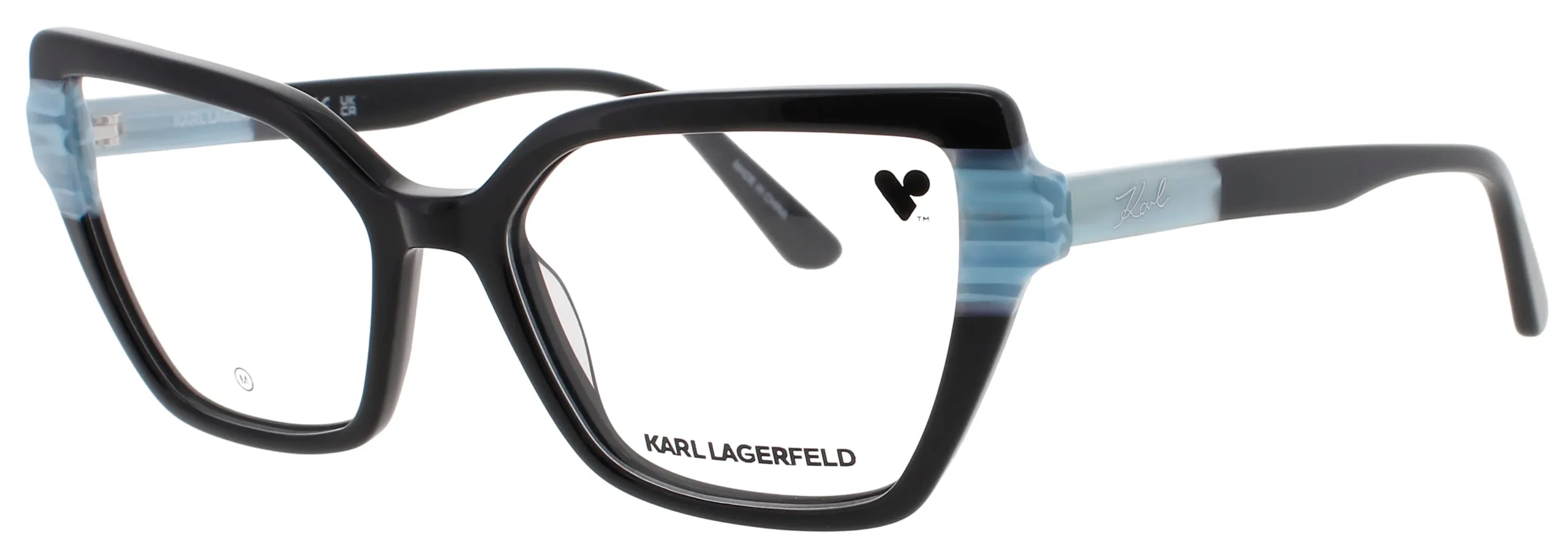 Karl Lagerfeld KL6131 014 Eyeglasses Black 53mm Women