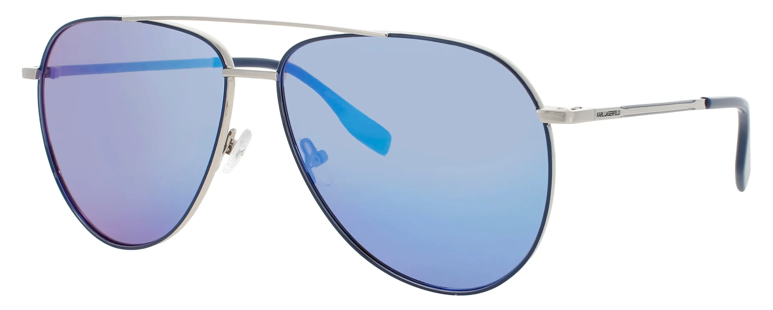 Karl Lagerfeld KL360S-N 040 Sunglasses Silver 59mm Unisex