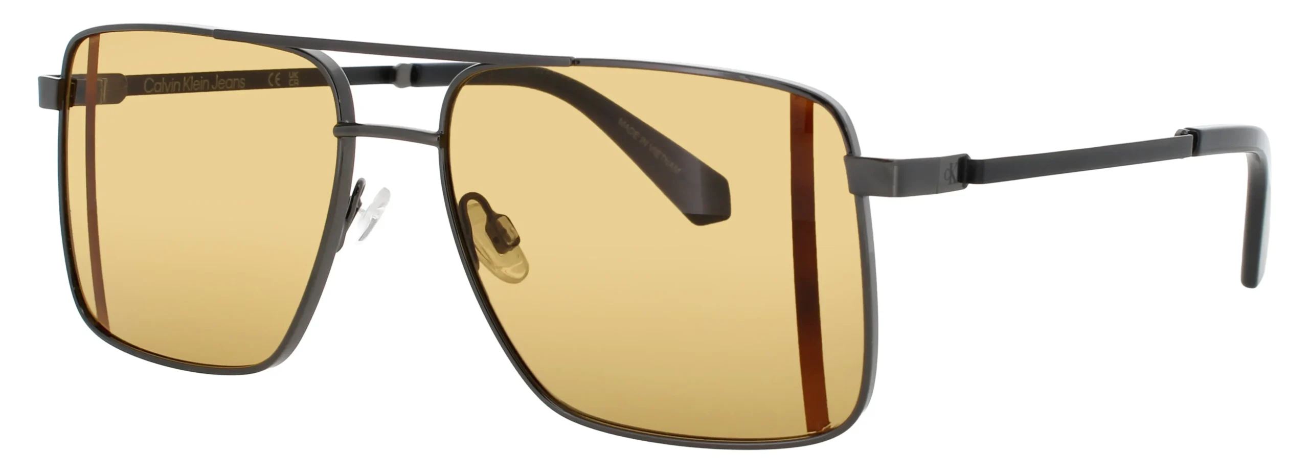 Calvin Klein Jeans CKJ25201S 017 Sunglasses Dark Ruthenium 58mm Men