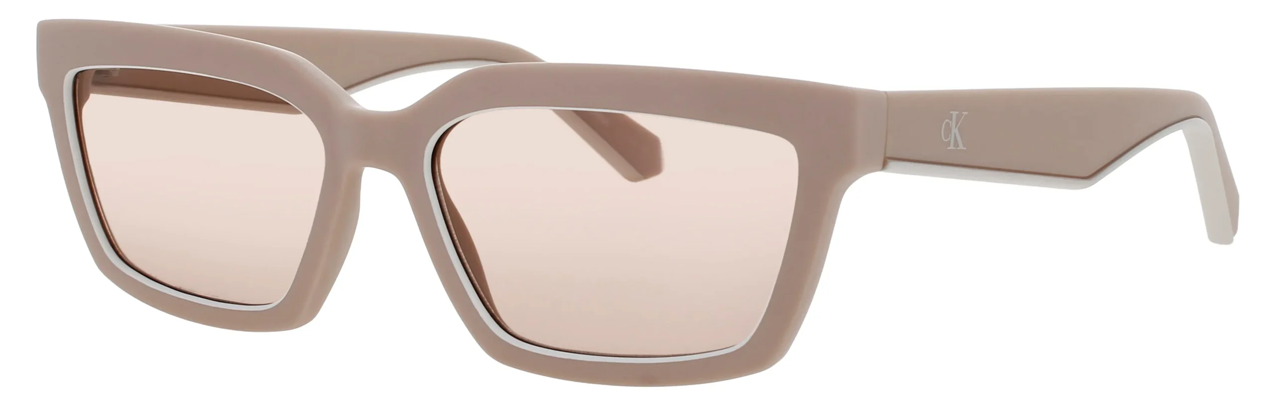Calvin Klein Jeans CKJ25604S 671 Sunglasses Matte Blush 55mm Women