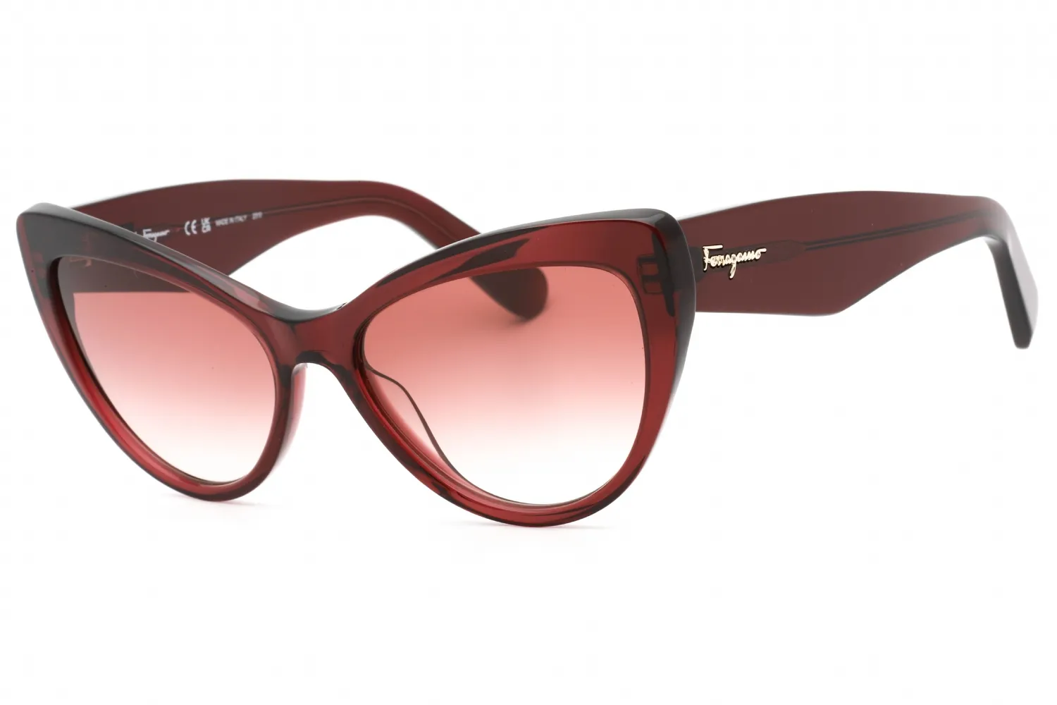 Salvatore Ferragamo SF930S 606 Sunglasses Wine 56mm Women