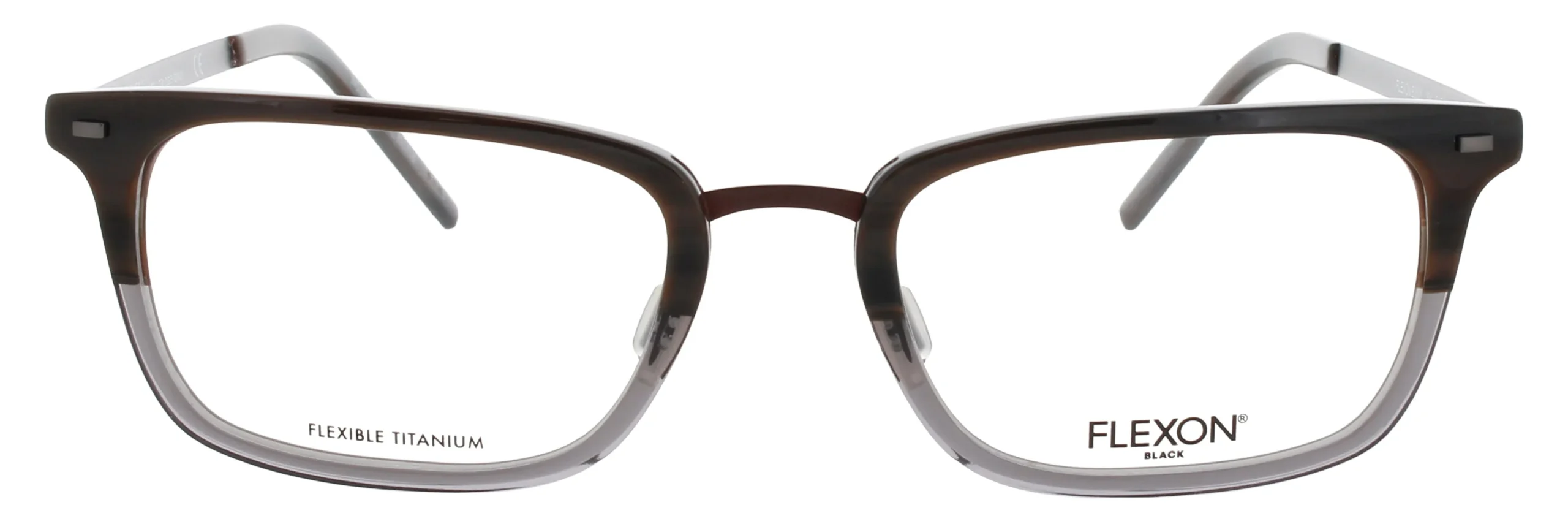 Marchon B2021 221 Eyeglasses Brown Horn Gradient 54mm Men 2
