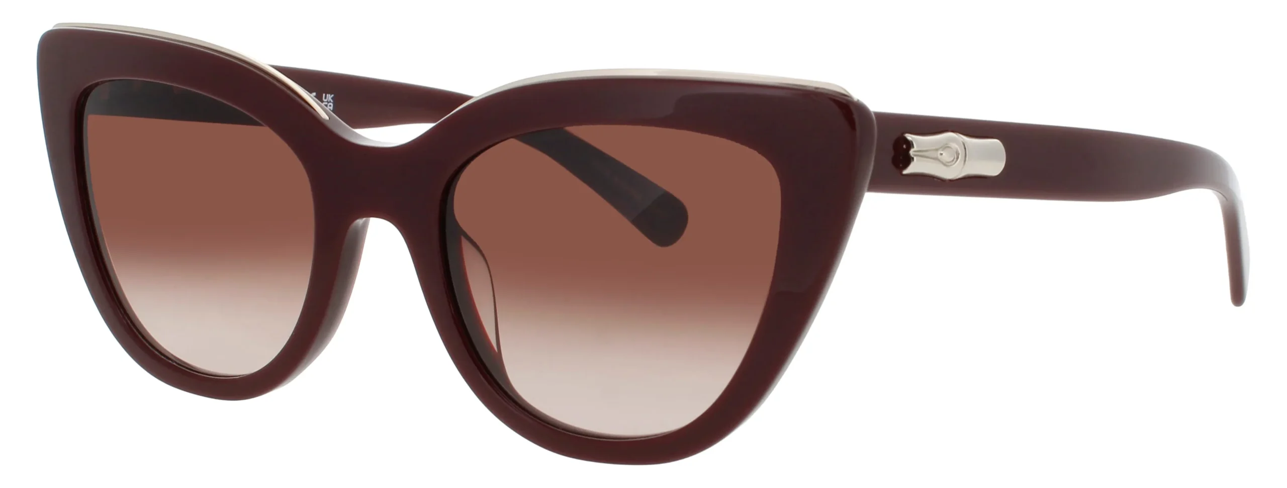Longchamp LO686S 604 Sunglasses Burgundy 51mm Women