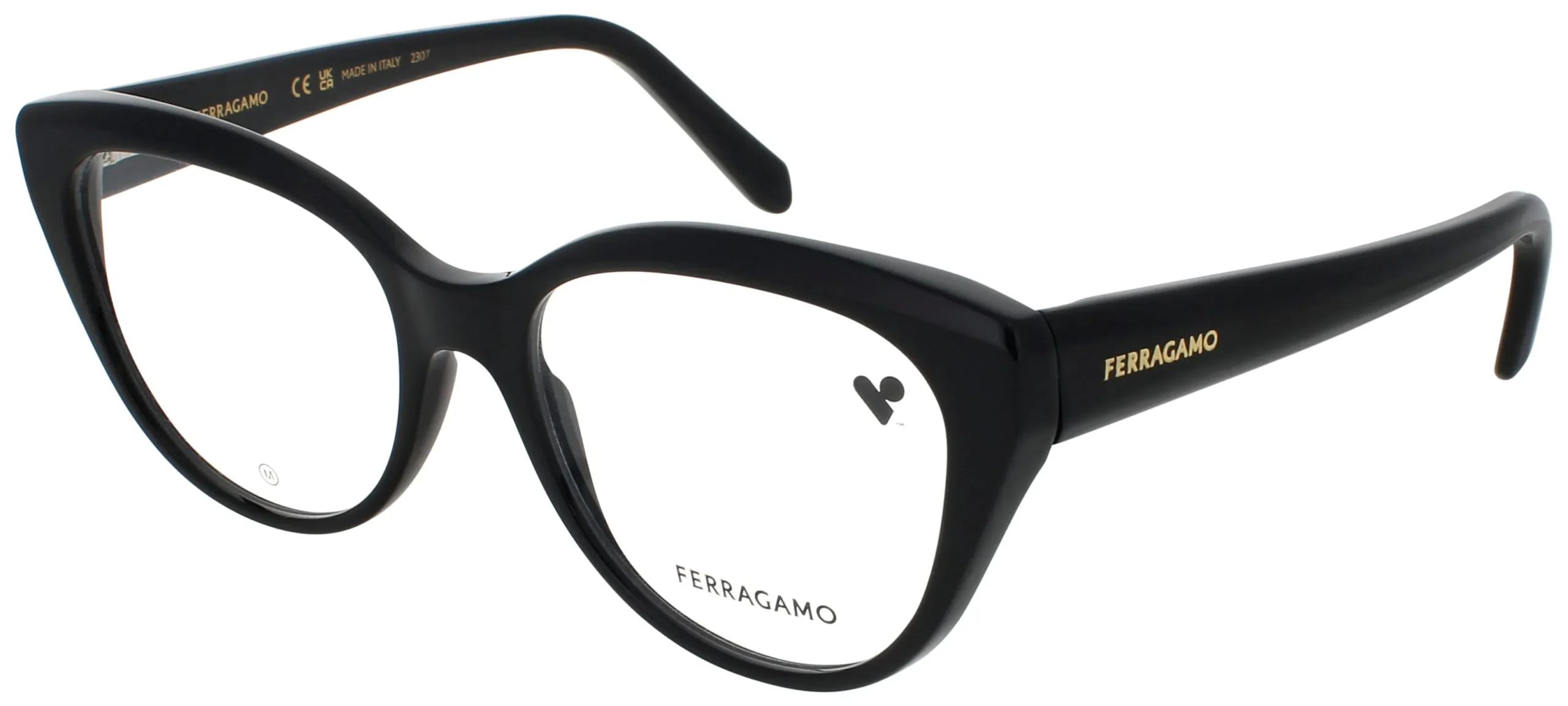 Salvatore Ferragamo SF2970 001 Eyeglasses Black 53mm Women
