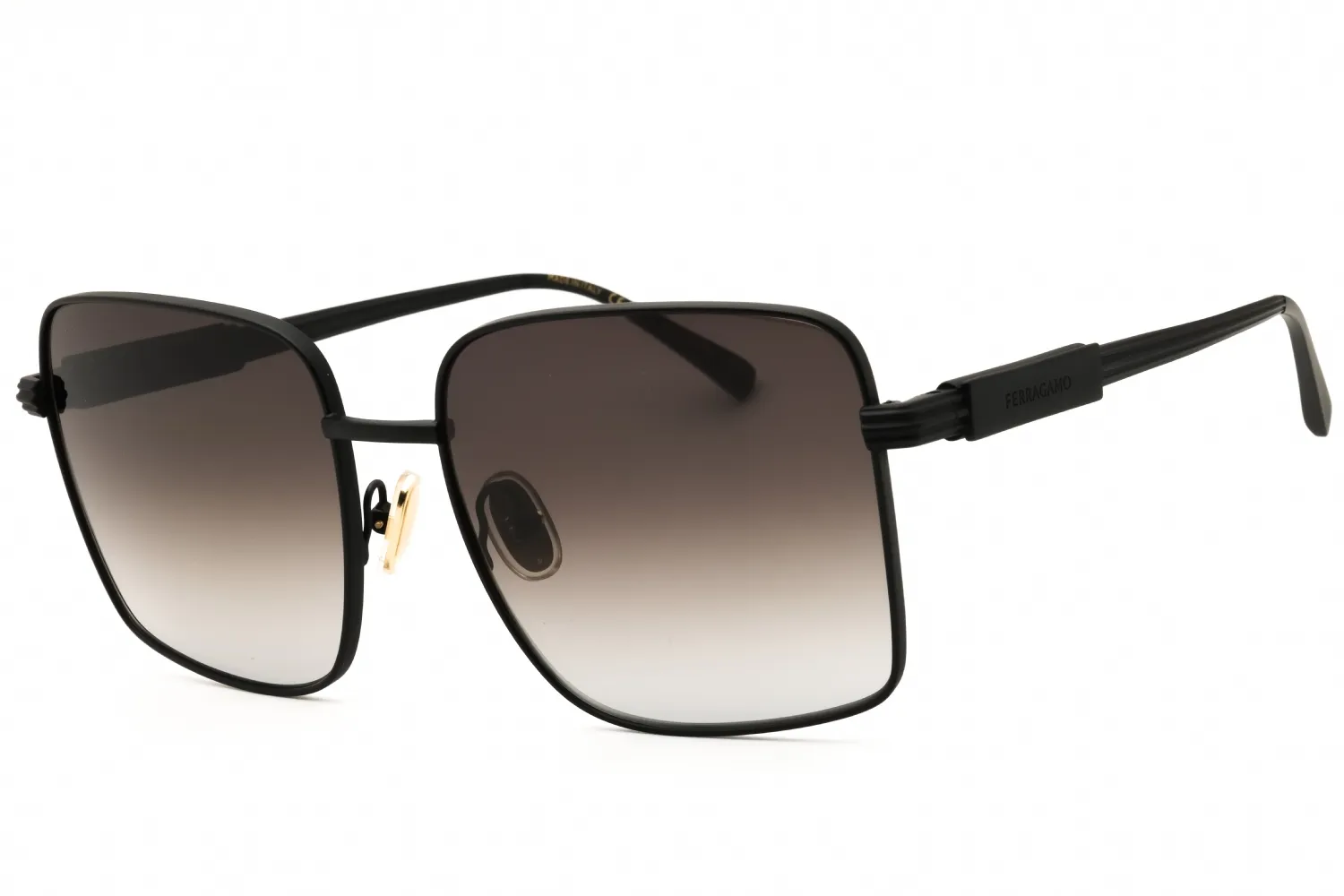 Salvatore Ferragamo SF330S 002 Sunglasses Matte Black 57mm Women